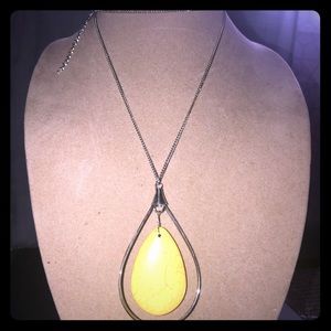 Yellow teardrop set long